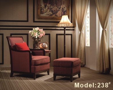 ISO9001 قياسي Gelaimei قاعدة خشبية أريكة بمقعد واحد مريحة
