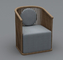 كرسي بذراعين مصنوع من خشب الساج ذو قدرة ضغط قوية مع اعتماد ISO14001