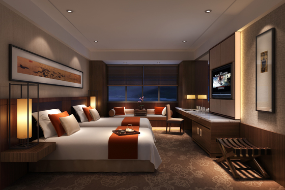 غرفة ضيوف فندق درجة E1 سرير ضيف مزدوج مع موافقة SGS