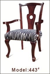 كرسي بذراع من الخشب الصلب مقاس Stardard من Gelaimei بتصميم كلاسيكي مخصص
