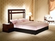 مجموعات غرفة نوم Gelaimei من الخشب الصلب 1800 * 2000 * 250 مللي متر نمط تقليدي لقاعدة السرير