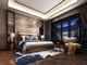 ISO9001 المعتمدة من الخشب الصلب غرفة نوم الملك مجموعات كبيرة الحجم سرير ملكي أزياء مريحة