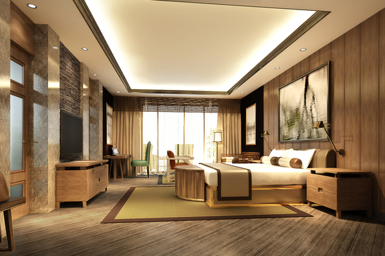 أثاث مطعم فندق Velvet Upholstery مع قماش علوي